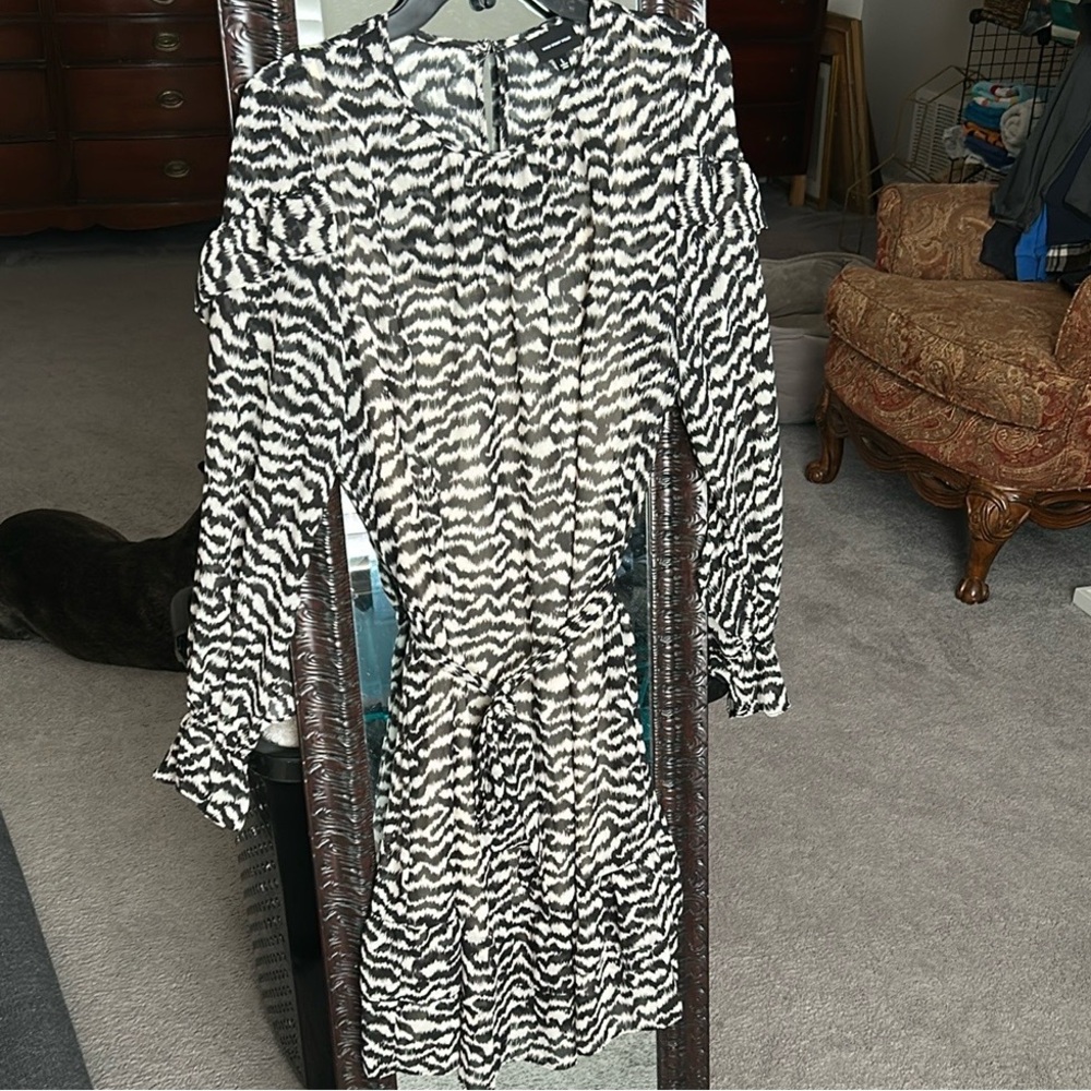 Who What Wear dress Size Large women’s black & white